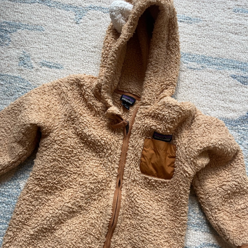 Patagonia Baby/Tossler Furry Friends Bunting Size 2T